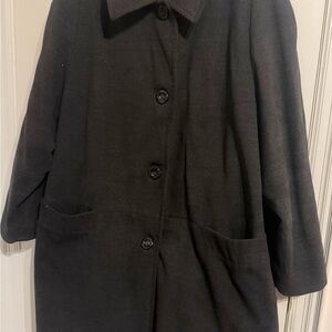 MONA LISA Elegant Black Trench Coat